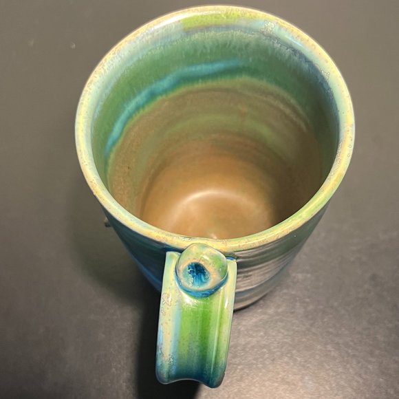 Handcrafted Wisconsin Pottery Mug  w/ Embossed State Map  by BEEB'S CREATIVE - Picture 10 of 12